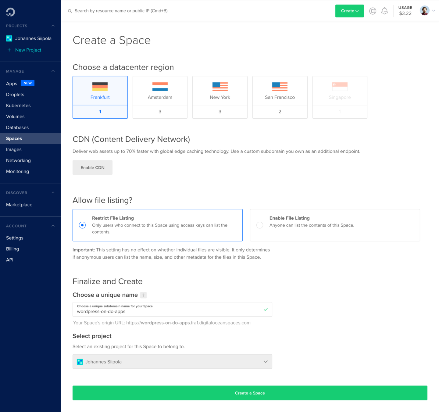 Installing WordPress on the DigitalOcean App Platform – siipo.la