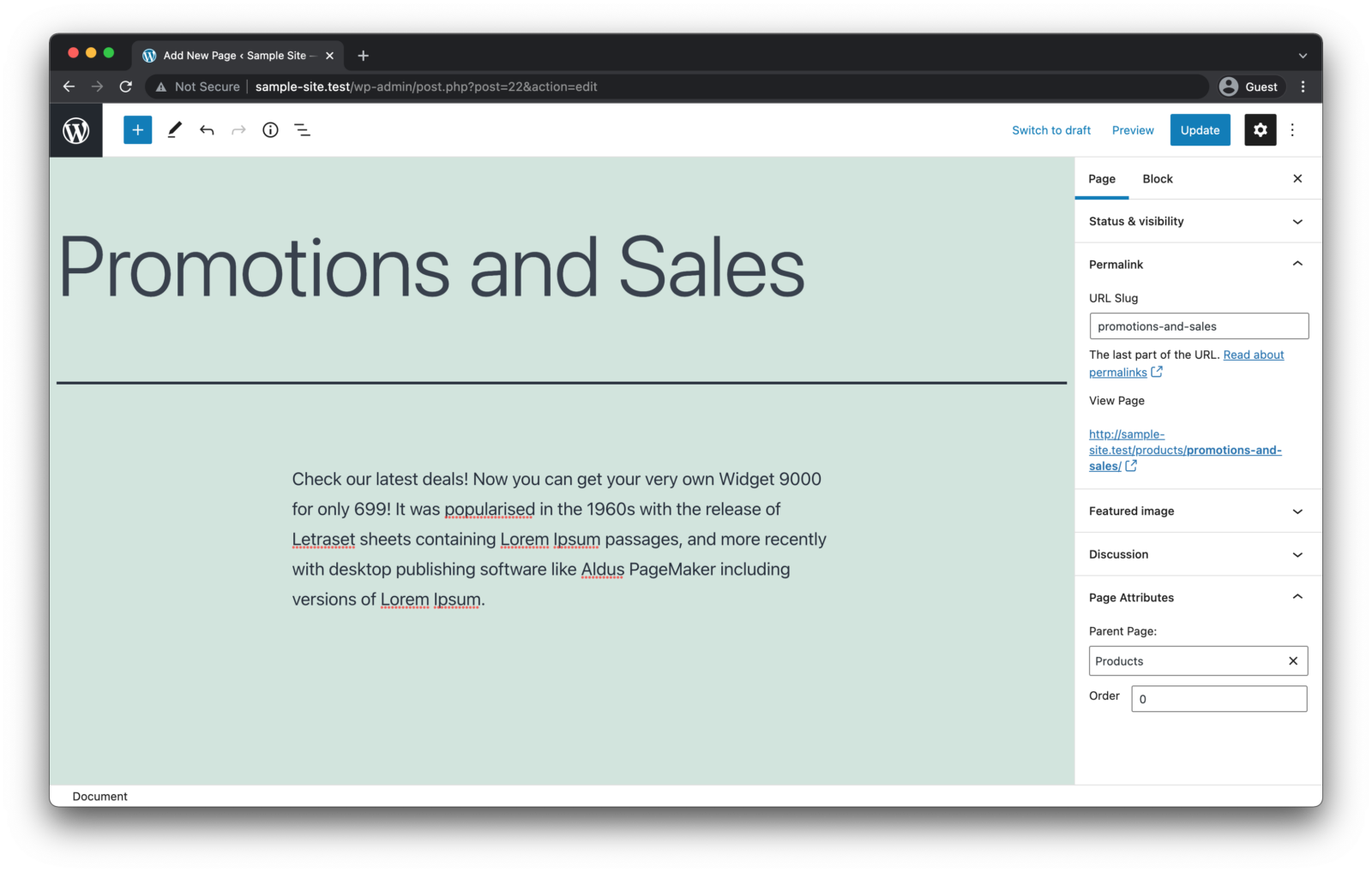 How to create a page under a custom post type URL in WordPress siipo.la